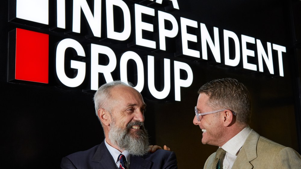 Giovanni Carlino and Lapo Elkann
