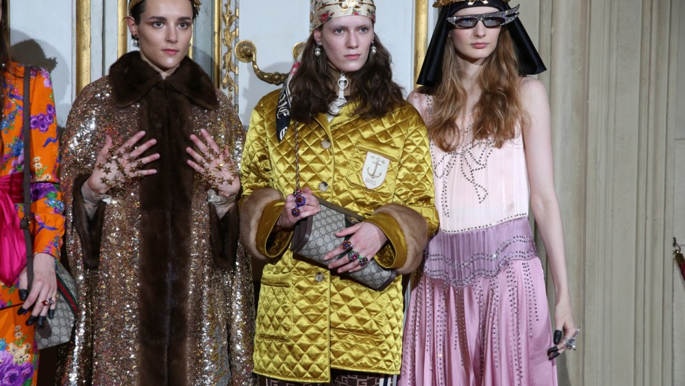 Exclusive pictures of the Gucci Resort 2018 show in Florence