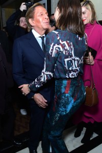 Valentino and Miranda Kerr