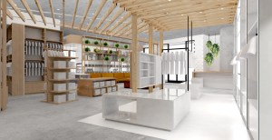 A rendering of Fred Segal West Hollywood's interior