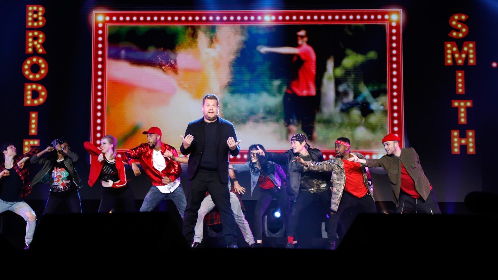 James Corden speaks onstage at YouTube #Brandcast presented by Google at Javits Center North on May 4, 2017 in New York City. (Photo by Taylor Hill/FilmMagic for YouTube )