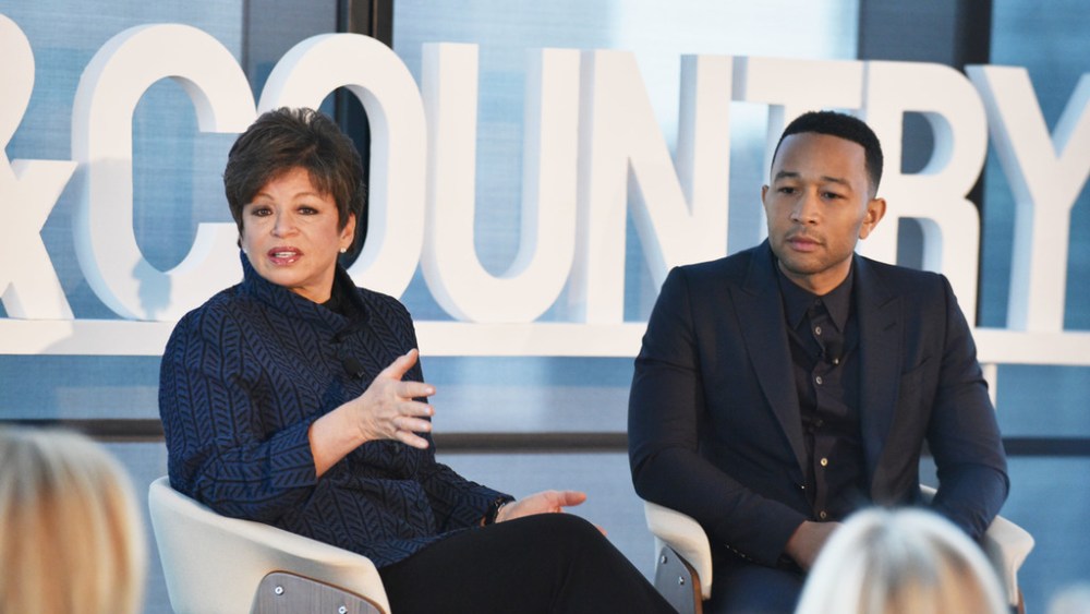 Valerie Jarrett and John Legend