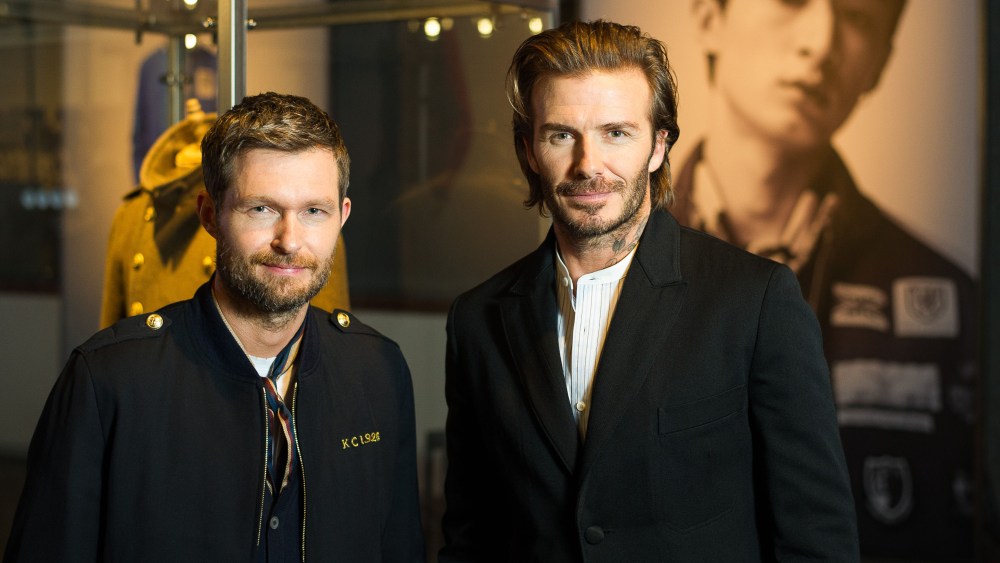 Daniel Kearns and David Beckham.
