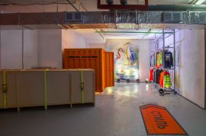A display at the Heron Preston event at KM20.