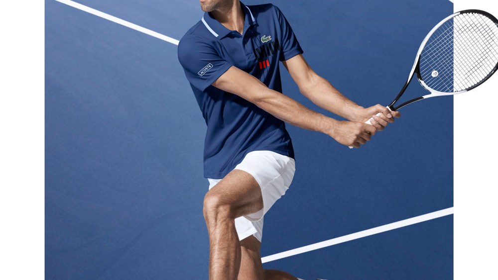 Lacoste's Novak Djokovic collection.