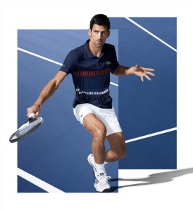 Lacoste's Novak Djokovic collection.