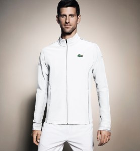 Lacoste's Novak Djokovic collection.