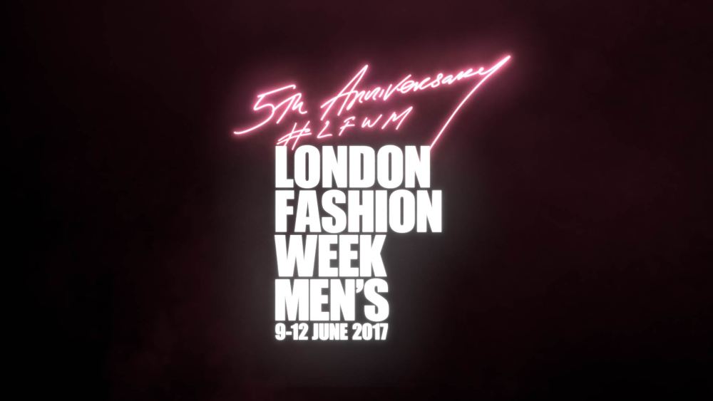 The London Fashion Week: Men's logo designed by Tracey Emin