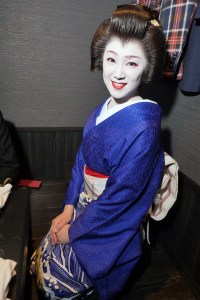 Geisha at the party
