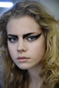 The beauty look at the Louis Vuitton Resort 2018 show