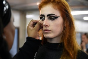The beauty look at the Louis Vuitton Resort 2018 show