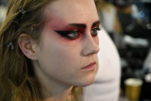 The beauty look at the Louis Vuitton Resort 2018 show