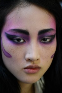 The beauty look at the Louis Vuitton Resort 2018 show