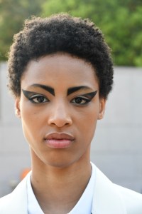 The beauty look at the Louis Vuitton Resort 2018 show