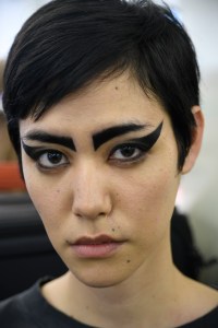 The beauty look at the Louis Vuitton Resort 2018 show