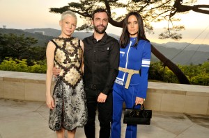 Michelle Williams, Nicolas Ghesquière and Jennifer Connelly