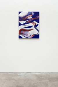 View of the artist's work.