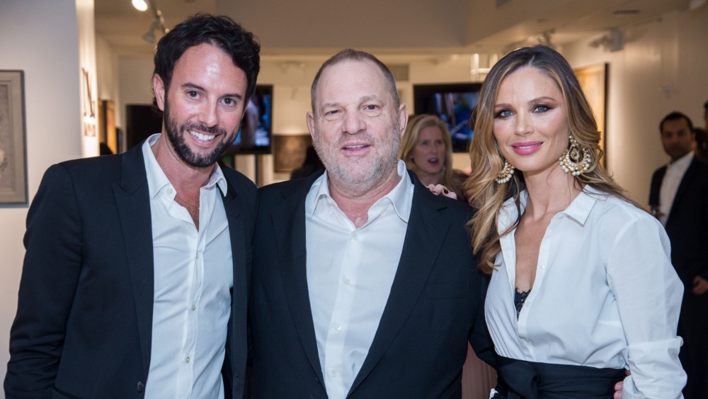 Justin Reeves, Harvey Weinstein and Georgina ChapmanMagic Bus Cocktail Party, New York, USA - 09 May 2017Georgina Chapman to host Cocktail party for Magic Bus