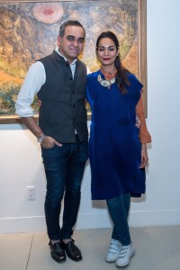 Bibhu Mohapatra and Shruti GangulyMagic Bus Cocktail Party, New York, USA - 09 May 2017Georgina Chapman to host Cocktail party for Magic Bus