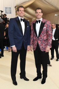 Met Gala 2017 Tyler Winklevoss and Cameron Winklevoss