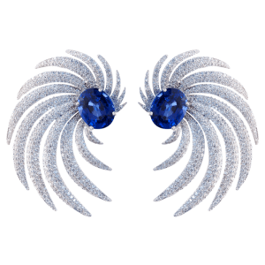 Molu Jewels Peacock earrings