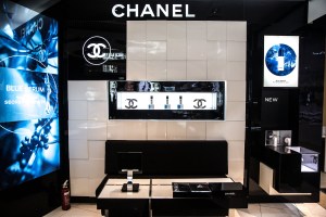 A display in a Chanel shop at Ulaanbaatar Department Store in Ulaanbaatar, Mongolia on March 19, 2017. Photographer: Taylor Weidman