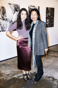 Actress Natasha Liu Bordizzo and Zen Facial founder Fumi Yamamoto