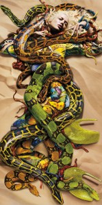"Alexander McQueen Snakes" by Nick Knight