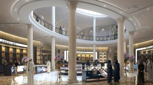 A rendering of the Place Vendome Doha.