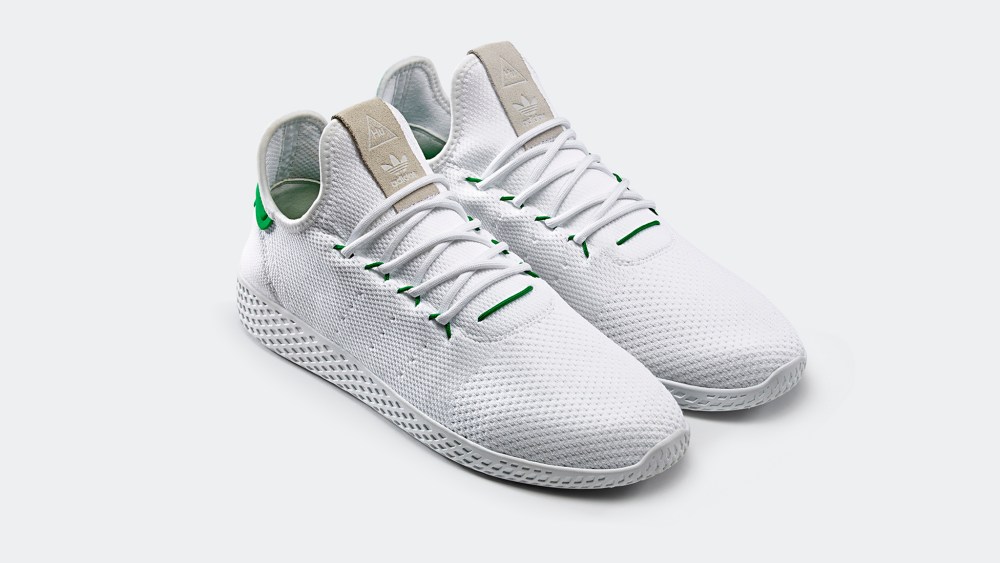 Pharrell Williams new Tennis Hu sneakers for Adidas Originals.