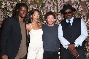 Aku, Laura Harrier, Dustin Yellin, Fab 5 Freddy4th Annual Pioneer Works Village Fete, New York, USA - 30 Apr 2017