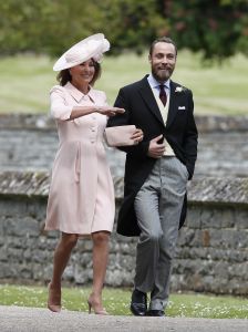Carole Middleton and James Middleton Pippa Middleton wedding
