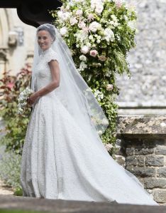 Pippa Middleton wedding Pippa Middleton in Giles Deacon