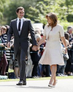 Roger and Mirka Federer Pippa Middleton wedding