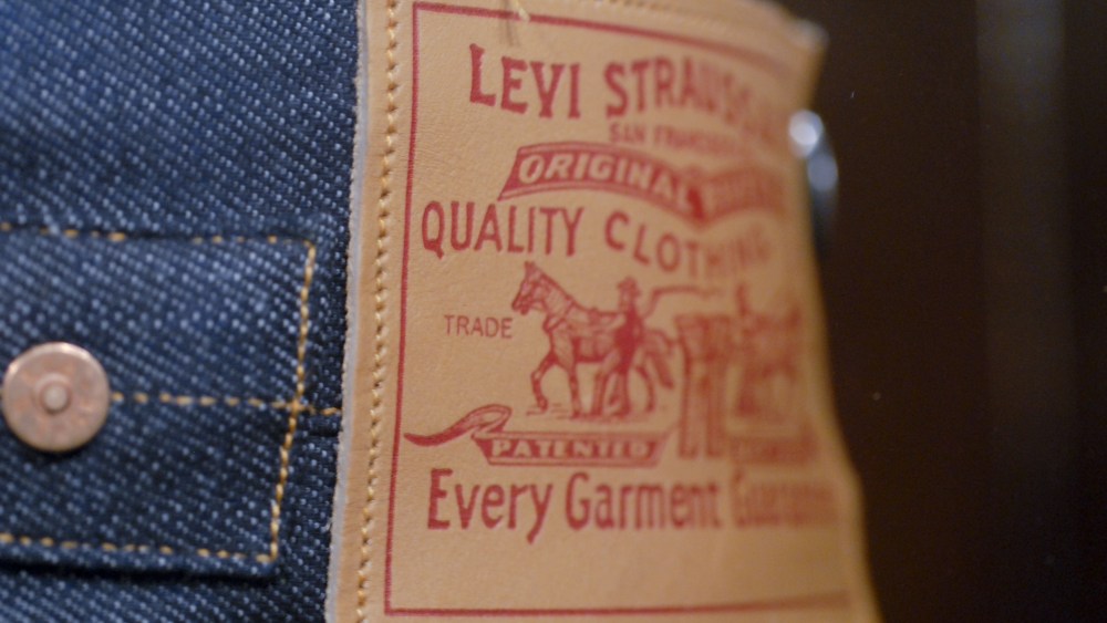 Copy of original Levi made by Levi Strauss after emigrating to America, Judisches Museum, Berlin, GermanyBerlin, Germany - 2007
