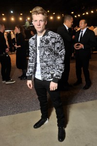 Patrick Gibson backstageKenzo show, Autumn Winter 2017, Paris Fashion Week Men's, France - 22 Jan 2017