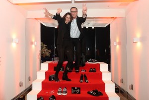 Lily Oakes and Bruno Frisoni Roger Vivier event, Los Angeles, USA - 04 May 2017