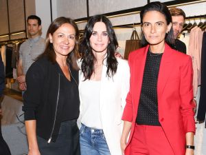 Marjan Malakpour, Courteney Cox, Maryam Malakpour NewbarK Theory Launch event, Los Angeles, USA - 04 May 2017