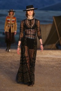 Model on the catwalk Dior Cruise Collection 2018 show, Runway, Los Angeles, USA - 11 May 2017