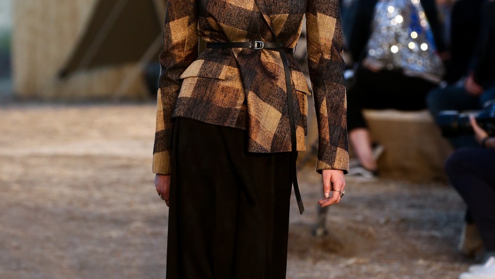 Model on the catwalk Dior Cruise Collection 2018 show, Runway, Los Angeles, USA - 11 May 2017