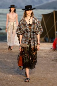 Model on the catwalk Dior Cruise Collection 2018 show, Runway, Los Angeles, USA - 11 May 2017