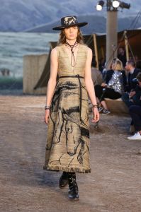 Model on the catwalkDior Cruise Collection 2018 show, Runway, Los Angeles, USA - 11 May 2017