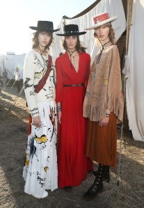 Models backstageDior Cruise Collection 2018 show, Backstage, Los Angeles, USA - 11 May 2017