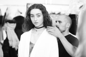 Model backstageDior Cruise Collection 2018 show, Backstage, Los Angeles, USA - 11 May 2017