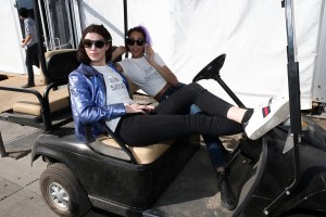 Models backstageDior Cruise Collection 2018 show, Backstage, Los Angeles, USA - 11 May 2017