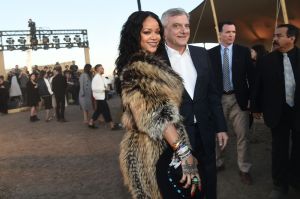 Rihanna and Sidney Toledano in the front rowDior Cruise Collection 2018 show, Los Angeles, USA - 11 May 2017
