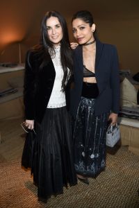 Demi Moore and Freida Pinto in the front rowDior Cruise Collection 2018 show, Los Angeles, USA - 11 May 2017