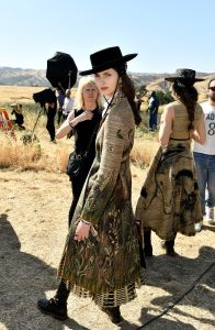 Model backstageDior Cruise Collection 2018 show, Backstage, Los Angeles, USA - 11 May 2017