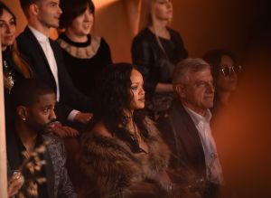 Big Sean, Rihanna, Sidney Toledano, Katia Toledano in the front rowDior Cruise Collection 2018 show, Los Angeles, USA - 11 May 2017