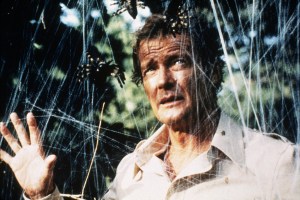 FILM STILLS OF 'OCTOPUSSY' WITH 1983, JOHN GLEN, JAMES BOND, ROGER MOORE IN 1983